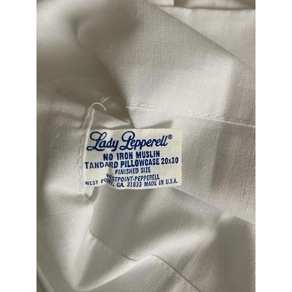 Lady Pepperell vintage pillowcase